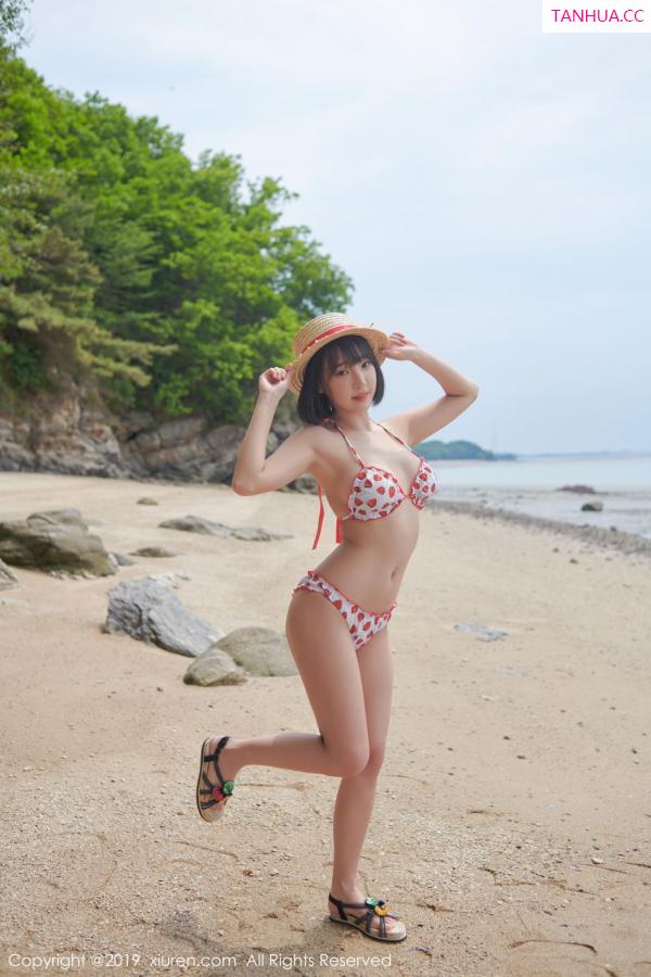 강인경 姜仁卿 [XIUREN]高清写真图 2019.08.12 模特_卿卿第3张图片